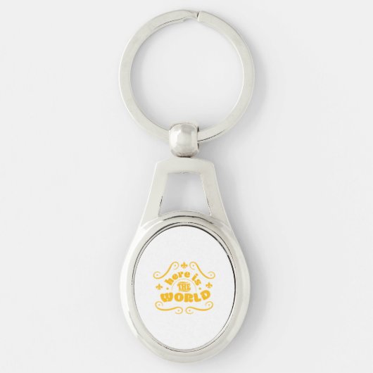 世の中だ キーホルダー (正面)