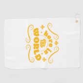 世の中だ ゴルフタオル (横)