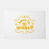 世の中だ ドアマット (正面)