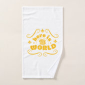 世の中だ バスタオルセット (ハンドタオル)