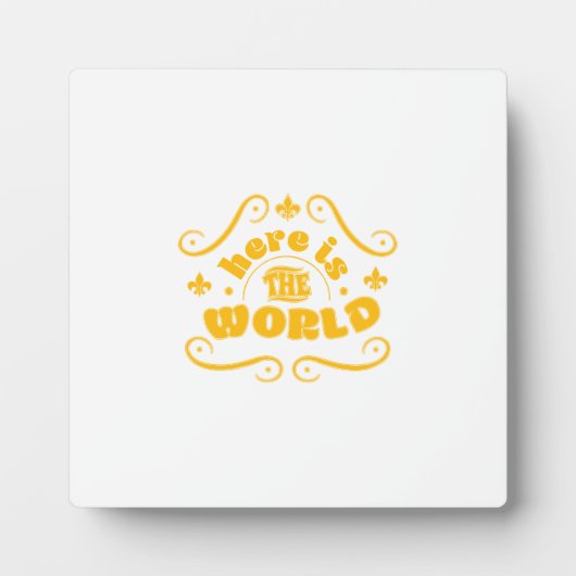 世の中だ フォトプラーク (正面)