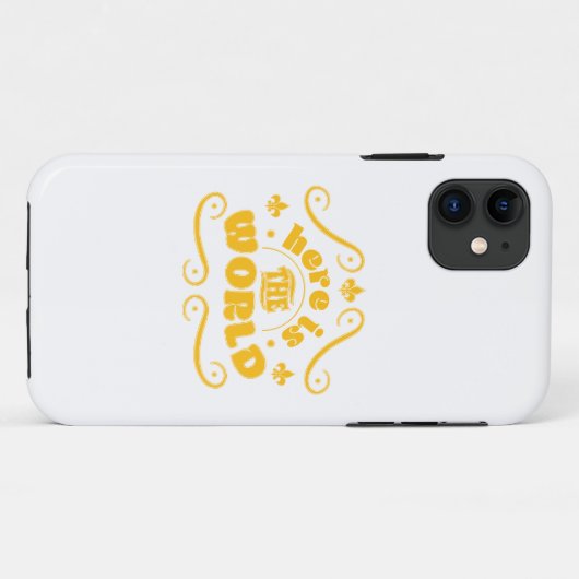 世の中だ Case-Mate iPhoneケース (裏面(横))
