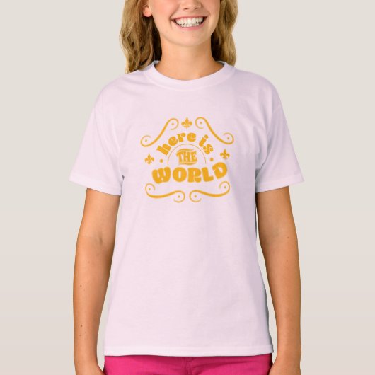 世の中だ Tシャツ (正面)