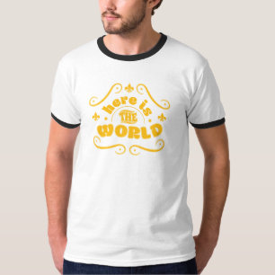 世の中だ Tシャツ