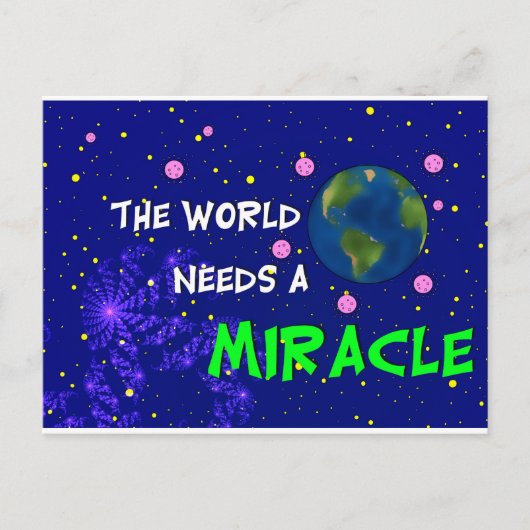 世の中には笑いが必要だ ポストカード (正面)