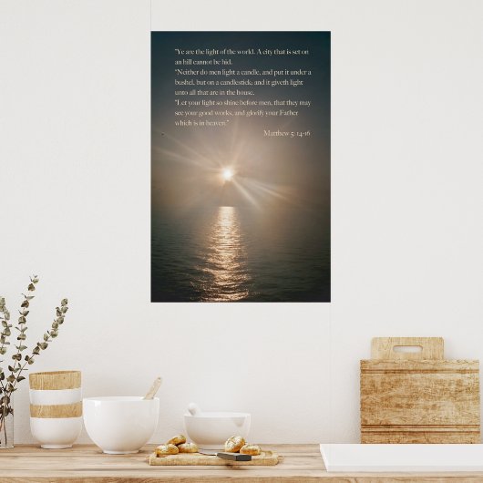 世の中の光だ ポスター (キッチン)