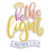 世の中の光である シール (正面)