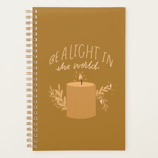 世の中の光である プランナー手帳 (正面)