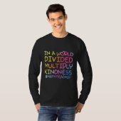 世の中の数学の先生を何倍もの親切に分けた Tシャツ (正面フル)