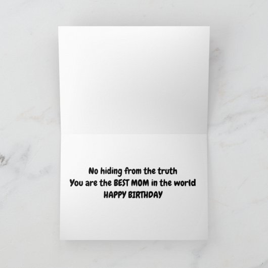 世の中の真実から隠しないこと カード (内部)