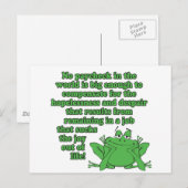 世の中の給料は….. ポストカード (正面/裏面)