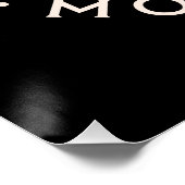 世の中はもっと愛の優しさ引用文ブラック ポスター (コーナー)