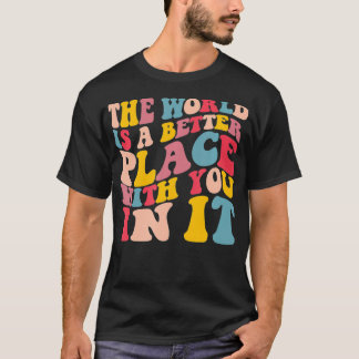 世の中は君に有利なトレンディー Tシャツ