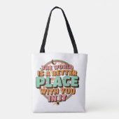 世の中は君に有利な先生 トートバッグ (裏面)