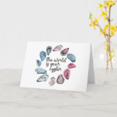 世の中は君の味方だ カード (黄色い花)