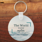 世の中は君の味方だ キーホルダー (正面)