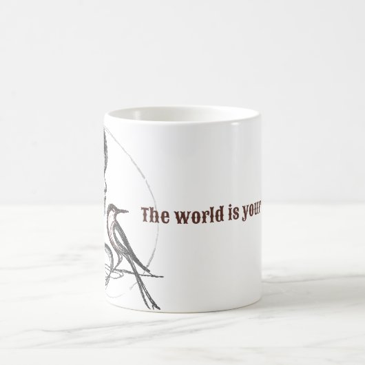 世の中は君の味方だ コーヒーマグカップ (中央)