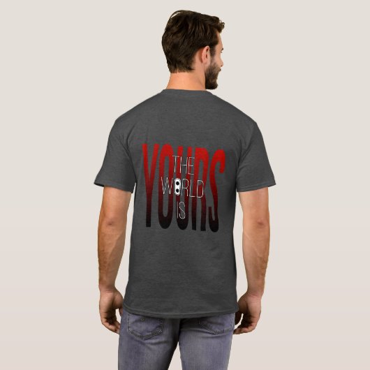 世の中は君の持ち物 | のインスパイアストリートウェア Tシャツ (裏面フル)