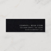 世の中は彼女のものだ読った | ブックマークカード スキニー名刺 (裏面)