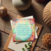 世の中を良くしてくれてかわいらしありがとう 招待状