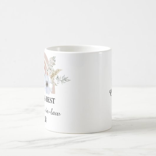 世の中最高のの母は母の日の贈り物 コーヒーマグカップ (中央)