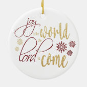 世の喜びは主来だ セラミックオーナメント (裏面)