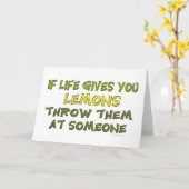 世もし与えの話 カード (黄色い花)