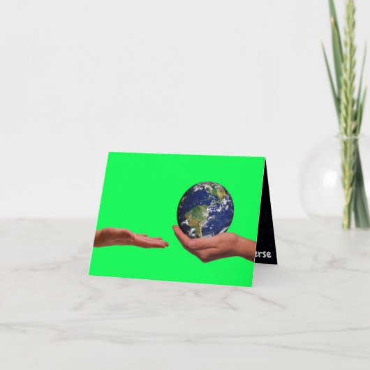 世もし界に与えもらえる。カードカード カード (正面)