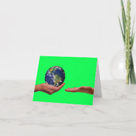 世もし界の与えカードを渡す カード