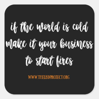 世もし界は寒い スクエアシール