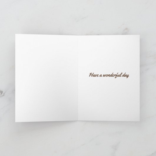 世もっとも偉大界の母の日のカードに入った女性 サンキューカード (内部)