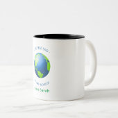 世カスタマイズ最高の界のパパ ツートーンマグカップ (正面右)