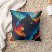 世カラフル界 クッション (ブランケット)