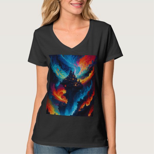 世カラフル界 Tシャツ (正面)