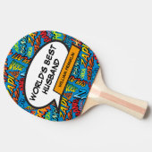 世クール界最高のの夫モダン人 卓球ラケット (横)