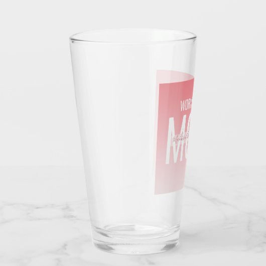 世スタイリッシュグラデーション最高の界の母 タンブラーグラス (右)