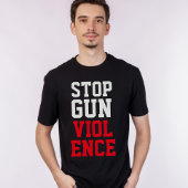 世ストップ界の銃暴力 Tシャツ