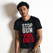 世ストップ界の銃暴力 Tシャツ