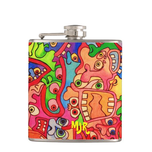 世ストップ界よ降りたい！ フラスク (正面)