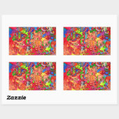 世ストップ界よ降りたい！ 長方形シール (シート)