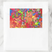 世ストップ界よ降りたい！ 長方形シール (バッグ)