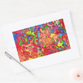 世ストップ界よ降りたい！ 長方形シール (封筒)