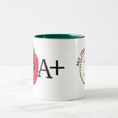 世パーソナライズされた界の先生ギフト最高の ツートーンマグカップ (中央)