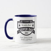 世パーソナライズされた界の最高のパパ マグカップ (左)