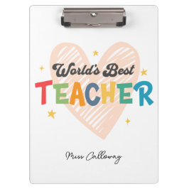 世パーソナライズされた界の最高の先生 クリップボード