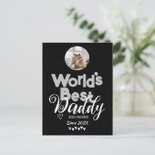 世パーソナライズされた界の父の日最高の シーズンポストカード (スタンド正面)