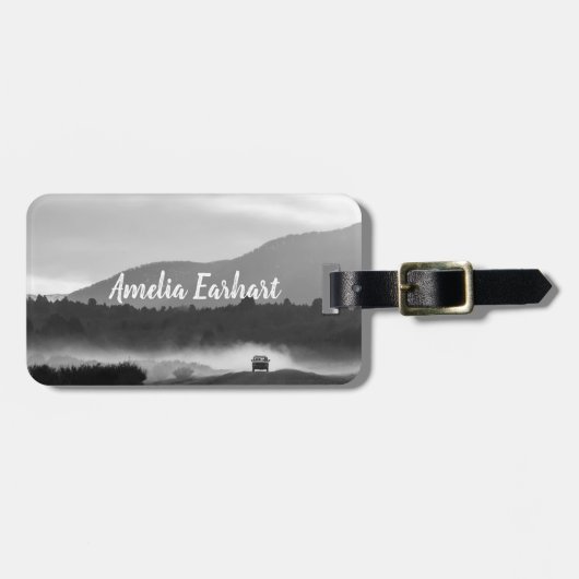 世パーソナライズされた界を見に行く |荷物タグ ラゲッジタグ (正面横)