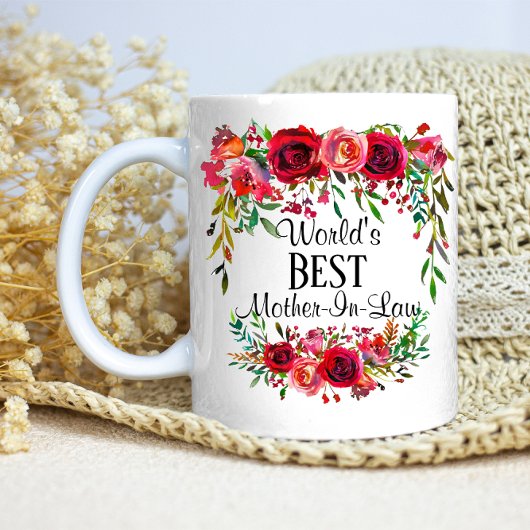 世パーソナライズされた界最高のの姑 コーヒーマグカップ