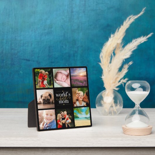 世モダンエレガント最高の界母8写真コラージュ フォトプラーク (インサイチュ)