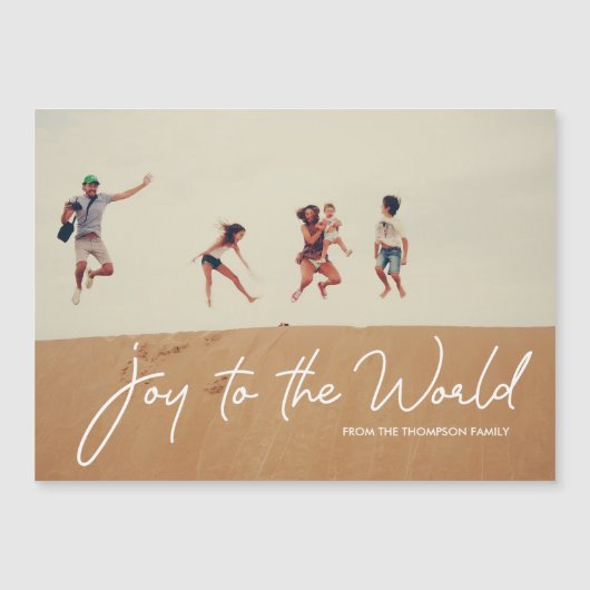 世モダン界への喜びおもしろいクリスマスフォト (正面)